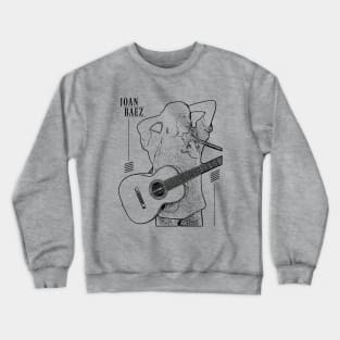 Joan baez // 80s Crewneck Sweatshirt